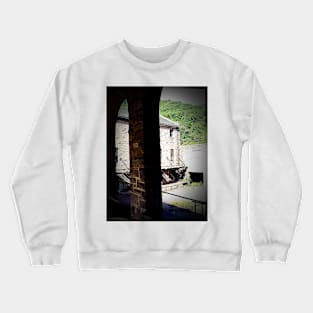 Courtyard Overlooking Crewneck Sweatshirt